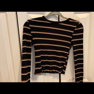 Forever 21 long sleeve striped tee